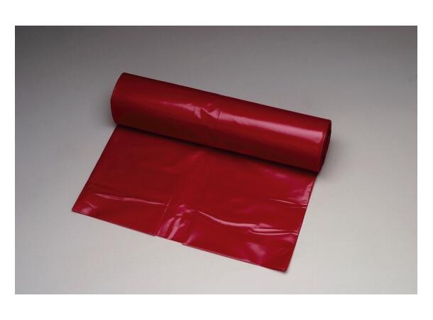 Avfallssekk 72x112cm rød 60my (20) rød LD-PE 